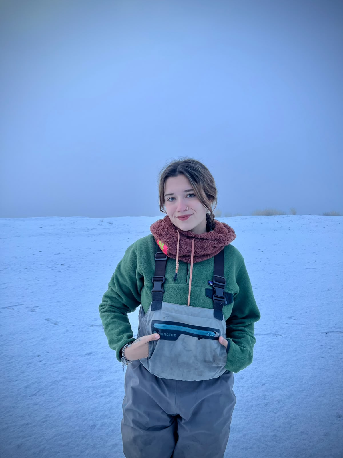 Isabella Cardozo en la Patagonia